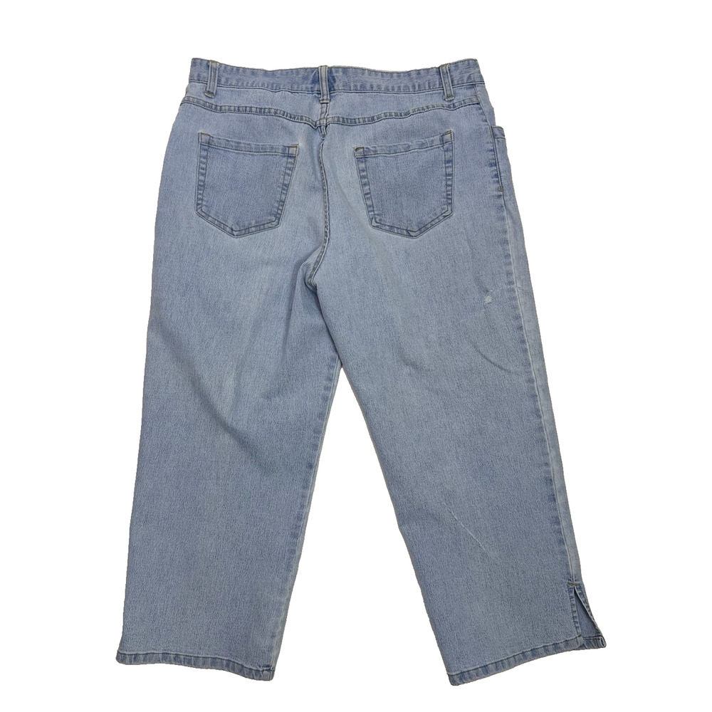 Vtg Cherokee Women's Cropped Denim Jeans | Bundle Lot Of 3 | Size 12 | y2k 90s - Picture 6 of 12